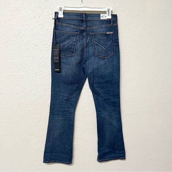 NWT Hudson Brix High Rise Cropped Bootcut Denim Blue Jeans Distressed Size 26 - Picture 2 of 6